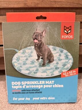 New! FoFo’s Dog Sprinkler mat 40” X 40”